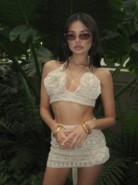 Dahlia mini skirt set